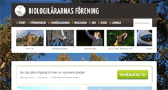 Desktop Screenshot of biologilararna.se