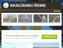 Tablet Screenshot of biologilararna.se